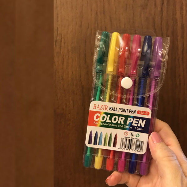مجموعه خودکار 6 رنگ
