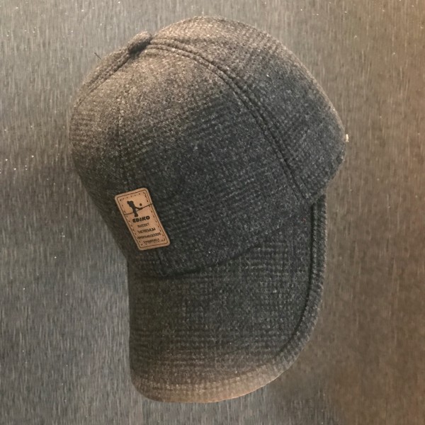 کلاه کپ گوشی دار مدل ادیکو رنگ ذغالی
