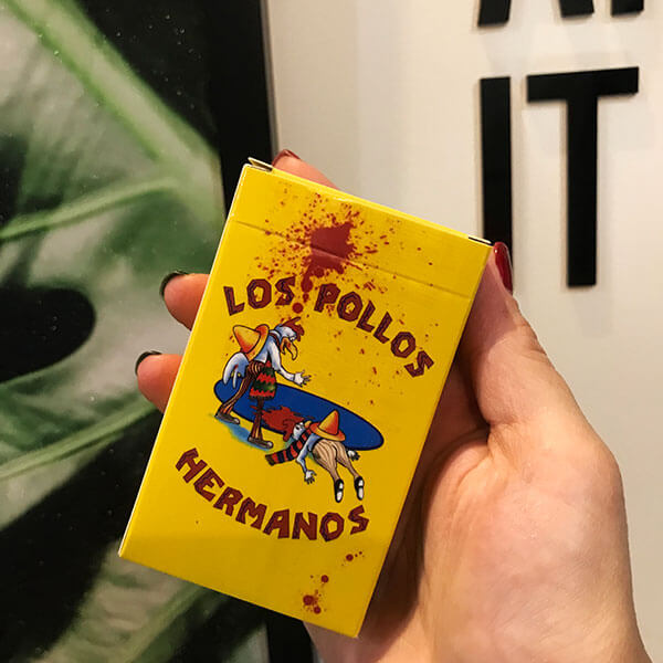 پاکت سیگار طرح Los Pollos Hermanos